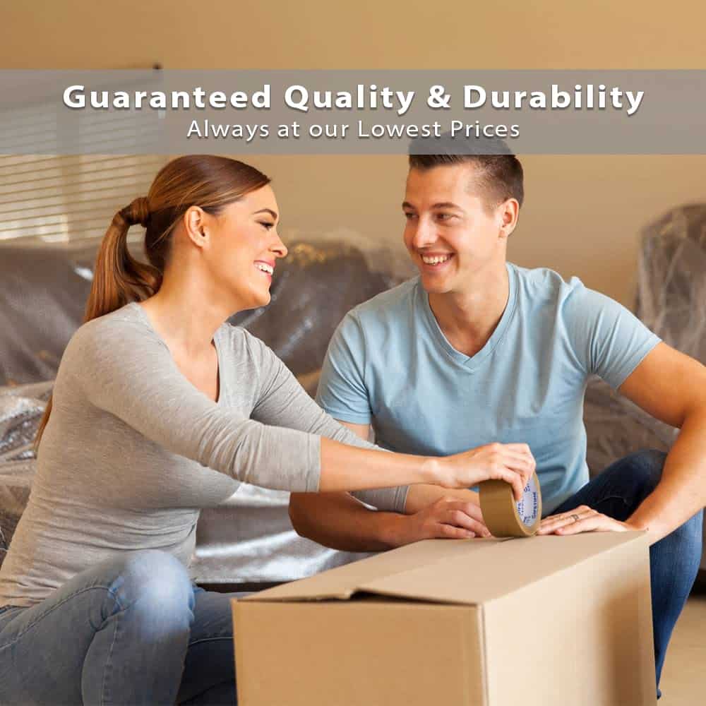 Lifetime Supplies 36 ROLLS Clear Premium Packing Tape, 65 YARDS, 2.2 mil, Heavy Duty Packaging Tape for Shipping, Moving, Sealing