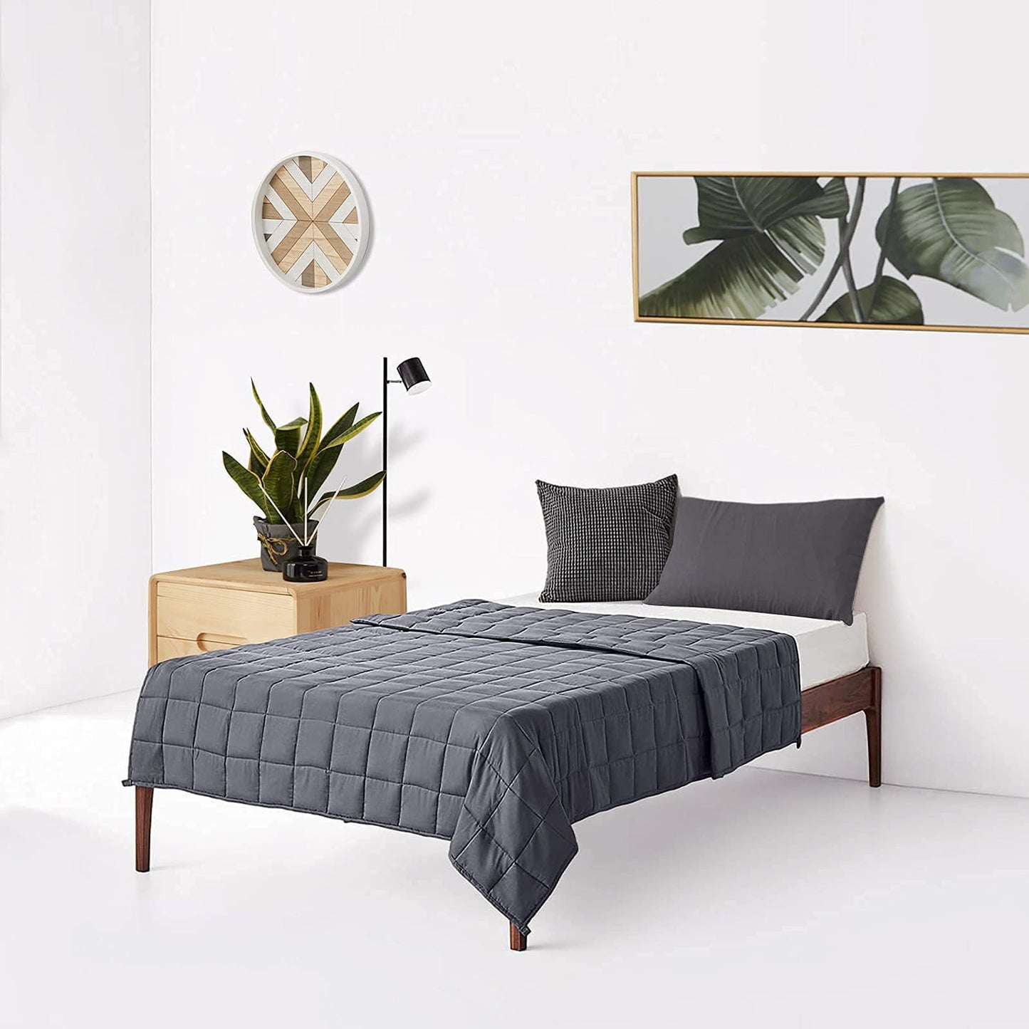 Weighted Blanket 41''x60'', 10lbs, Dark Grey