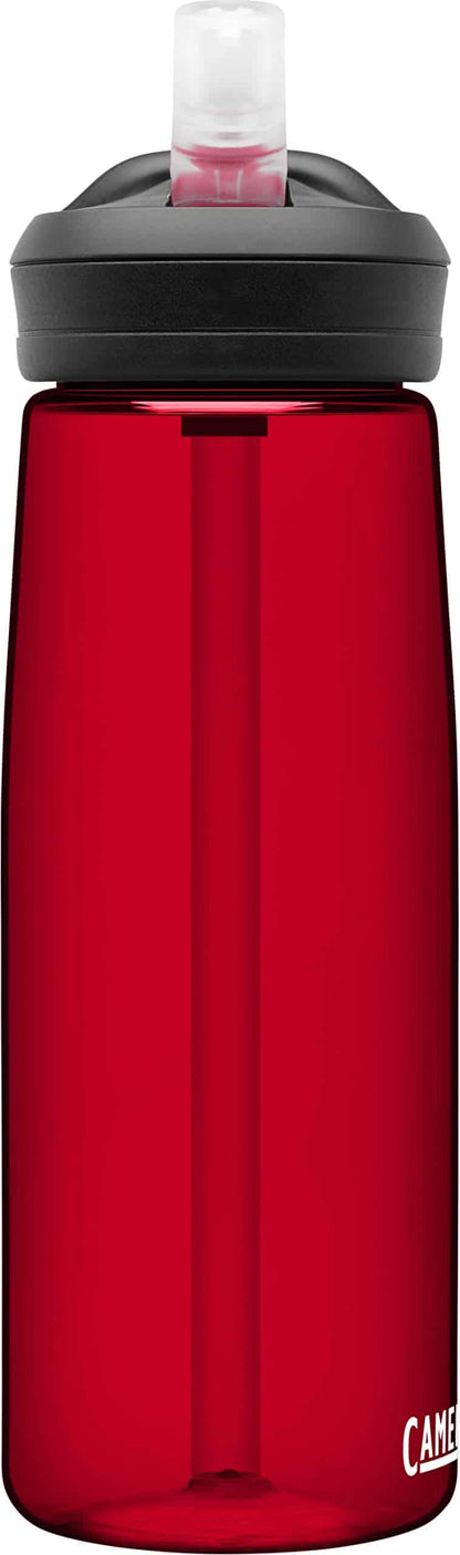CamelBak eddy+ Water Bottle with Tritan Renew – Straw Top 25oz, Cardinal