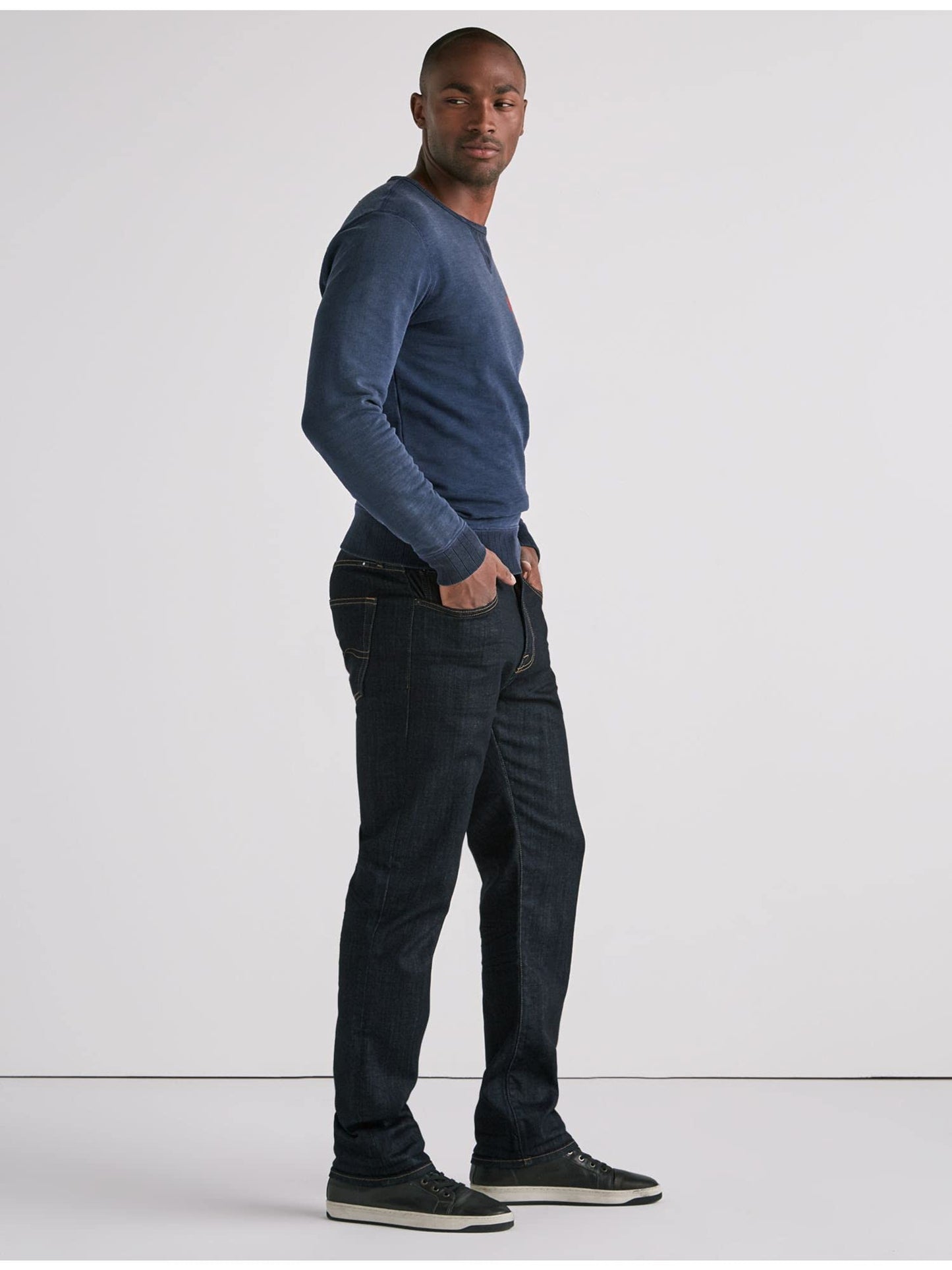 Lucky Brand Mens Navy Slim Fit Denim Jeans 34X34
