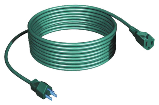 Westinghouse 28288 20-Feet Outdoor Single Outlet Power Cord, Green