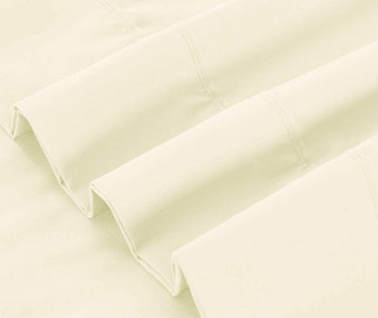 Queen 6PC Bed Sheet Set– Cooling, Hotel Quality 1800 Thread Count, Fade Resistant, Wrinkle Free, Ultra Soft, Shrink Resistant, Deep Pocket Bedding- 6 Piece Set