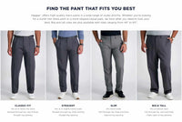 Haggar Men's Premium Comfort Dress Pant Classic Fit Reg. and Big & Tall Sizes, Medium Grey BT, 48W x 30L