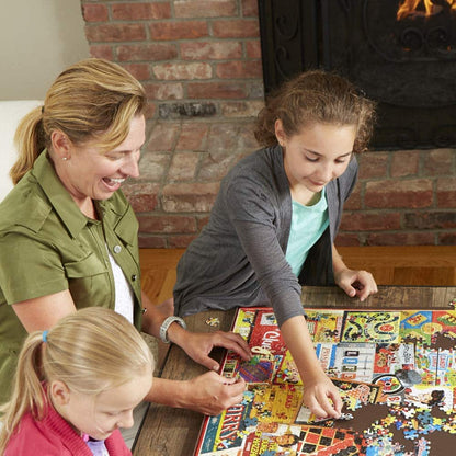 White Mountain Puzzles in The Cheap Seats - 500 Piece Baseball Puzzle - 24” x 30”