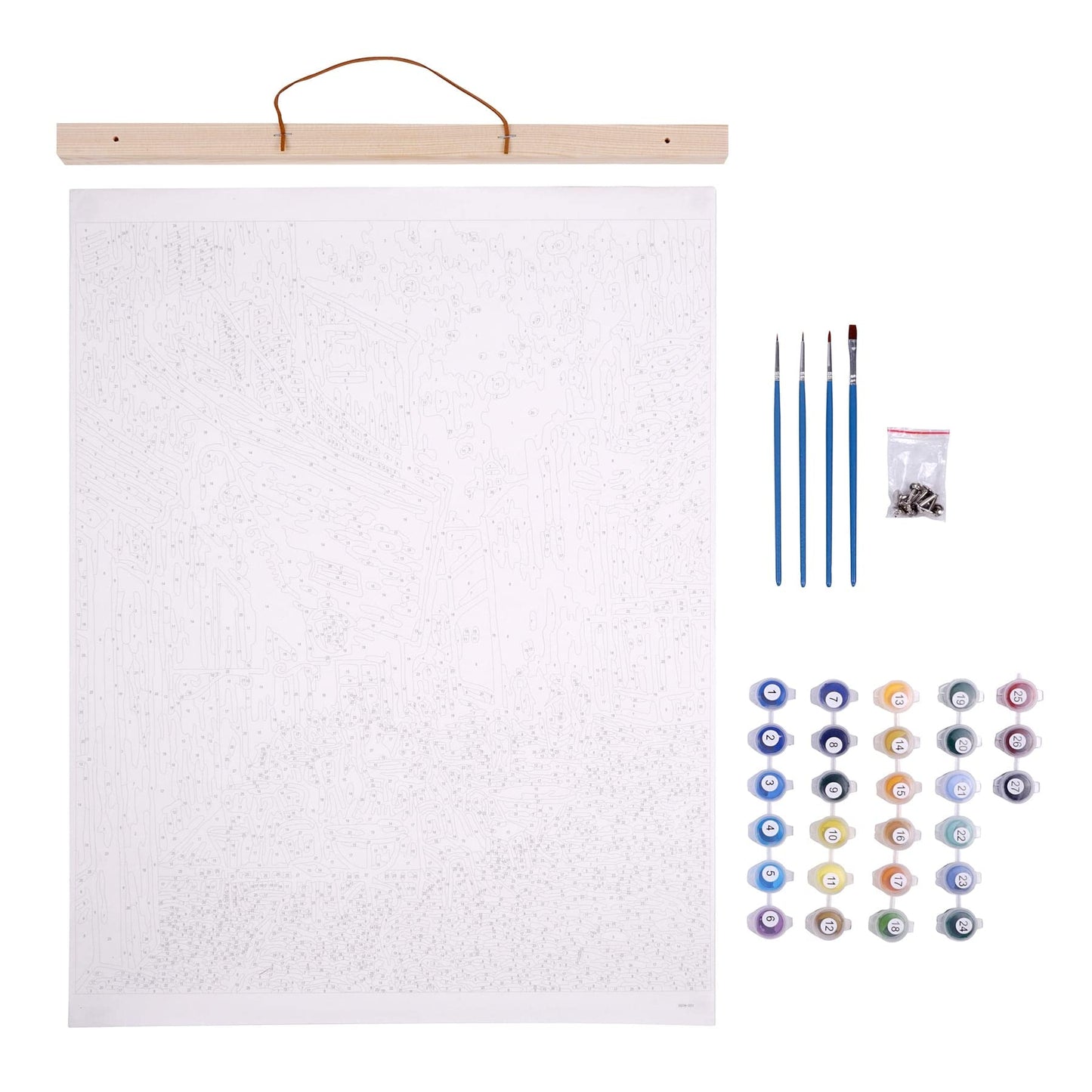 Artist's Loft Terrace at Night Paint-by-Number Kit Necessities™