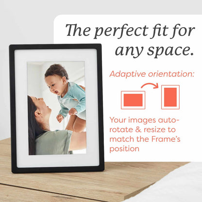 Skylight Digital Picture Frame WiFi Enabled with Load from Phone Capability Touch Screen Digital Photo Frame Display 10 Inch Black