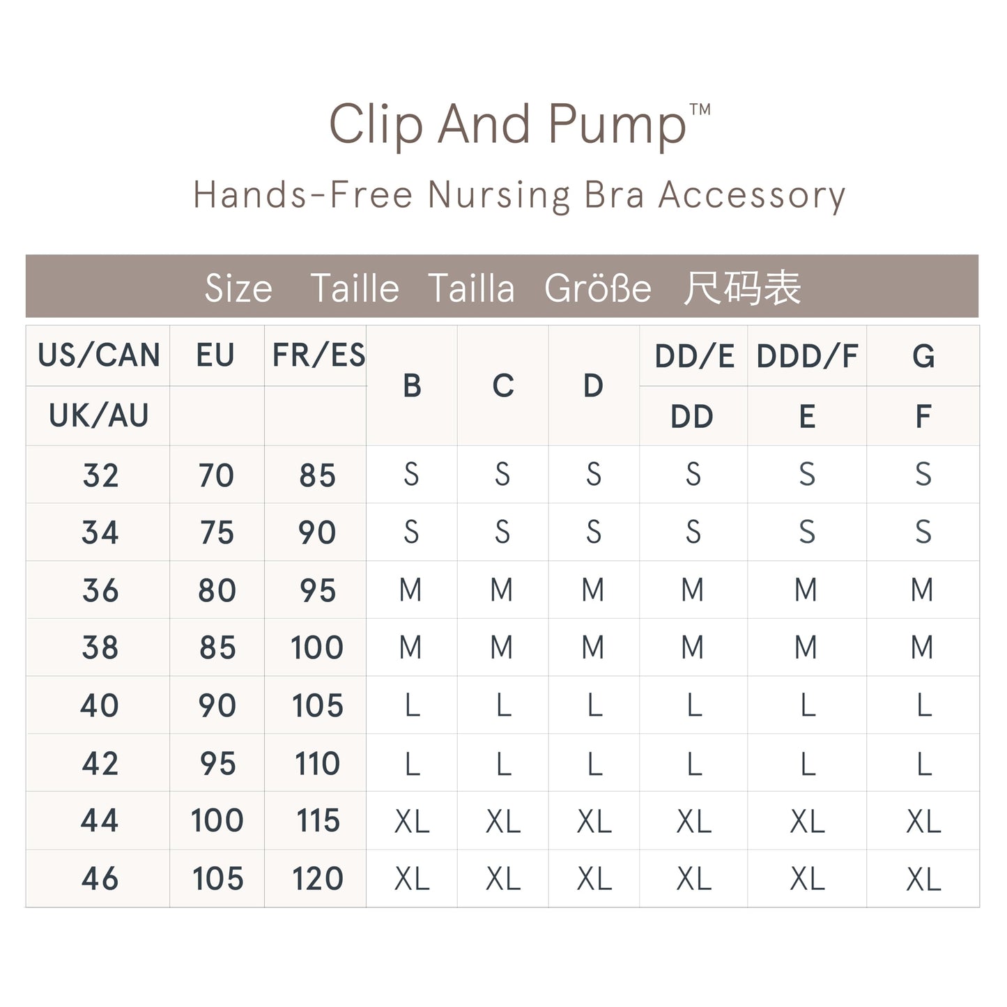 Bravado Designs Sustainable Clip and Pump Hands-Free Pumping Accessory | Dove Heather | M