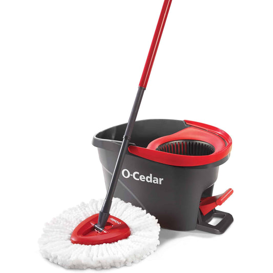 O-Cedar EasyWring Microfiber Spin Mop and Bucket Floor Cleaning System, No Size, No Color