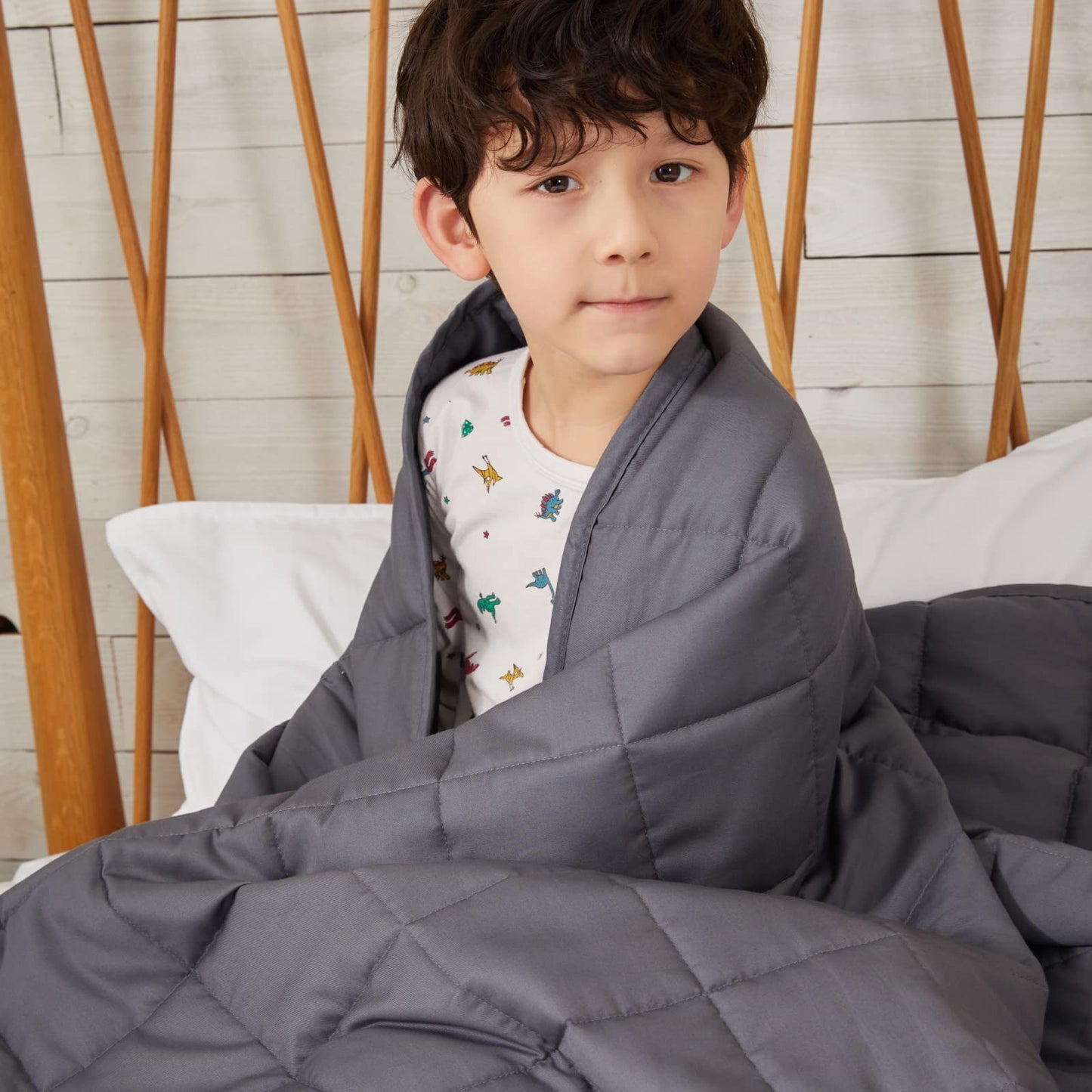 Weighted Blanket 41''x60'', 10lbs, Dark Grey