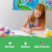 Handy Art Little Masters Washable Tempera Paint, 64 Fl Oz (Pack of 1), White