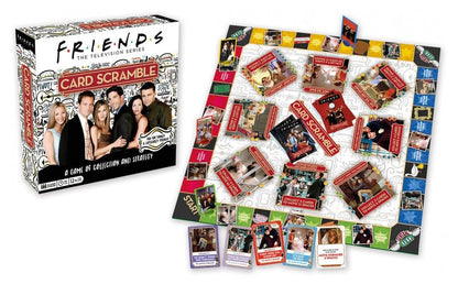 AQUARIUS Friends Card Scramble Board Game - Fun Family Party Game for Kids, Teens & Adults - Entertaining Game Night Gift - Officially Licensed Friends TV Show Merchandise