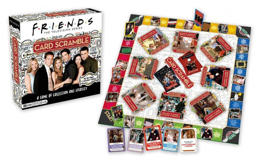 AQUARIUS Friends Card Scramble Board Game - Fun Family Party Game for Kids, Teens & Adults - Entertaining Game Night Gift - Officially Licensed Friends TV Show Merchandise