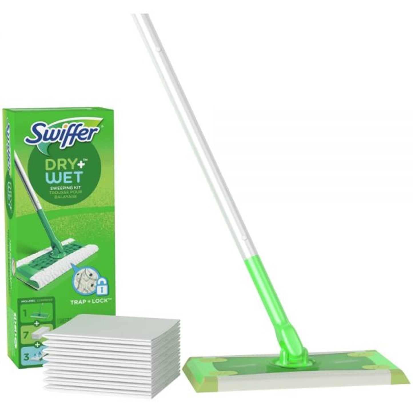 Swiffer 75725 Swiffer Sweeper Dry + Wet Sweeping Kit