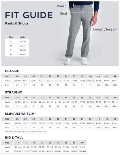 Haggar Men's Premium Comfort Dress Pant Classic Fit Reg. and Big & Tall Sizes, Medium Grey BT, 48W x 30L