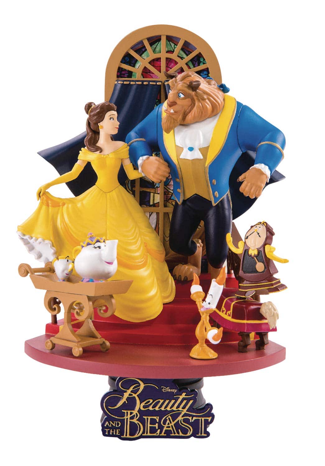 Beast Kingdom Beauty & The Beast Ds-011 D-Stage Series Statue, 6 inches