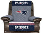 Pegasus Home Fashions NFL New England Patriots Recliner Furniture Protector with Elastic Straps, 80 x 65, Team Color