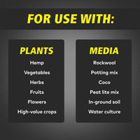 General Hydroponics Flora Series: FloraMicro, FloraBloom, FloraGro - 3-Part Hydroponic Nutrient System, 1 qt. Bottles