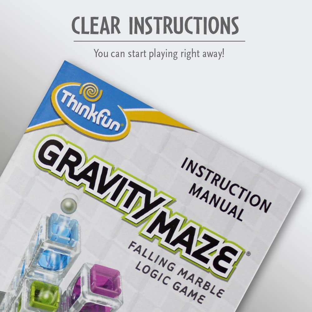 ThinkFun Gravity Maze Marble Run Brain Game & STEM Toy Boys & Girls Age 8 & Up