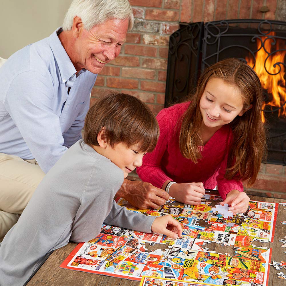 White Mountain Puzzles in The Cheap Seats - 500 Piece Baseball Puzzle - 24” x 30”