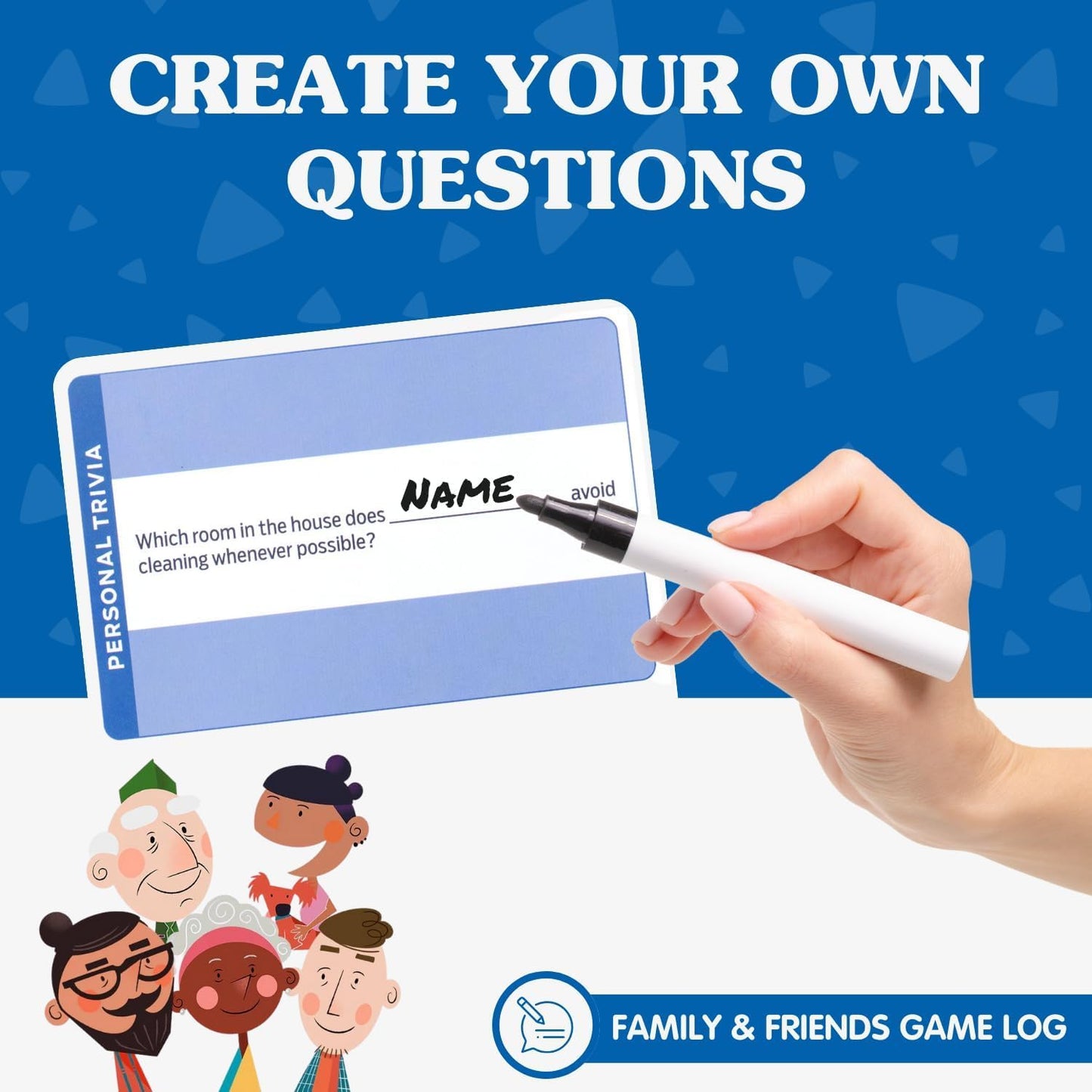 Joy for All Games - Trivial Pursuit Generations - Generational Trivia - Create Personalized Questions - Bigger Easy-to-Read Cards - Fun Multigenerational Trivia Game