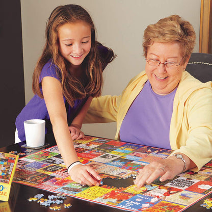 White Mountain Puzzles Foods We Loved - 1000 Piece Jigsaw Puzzle