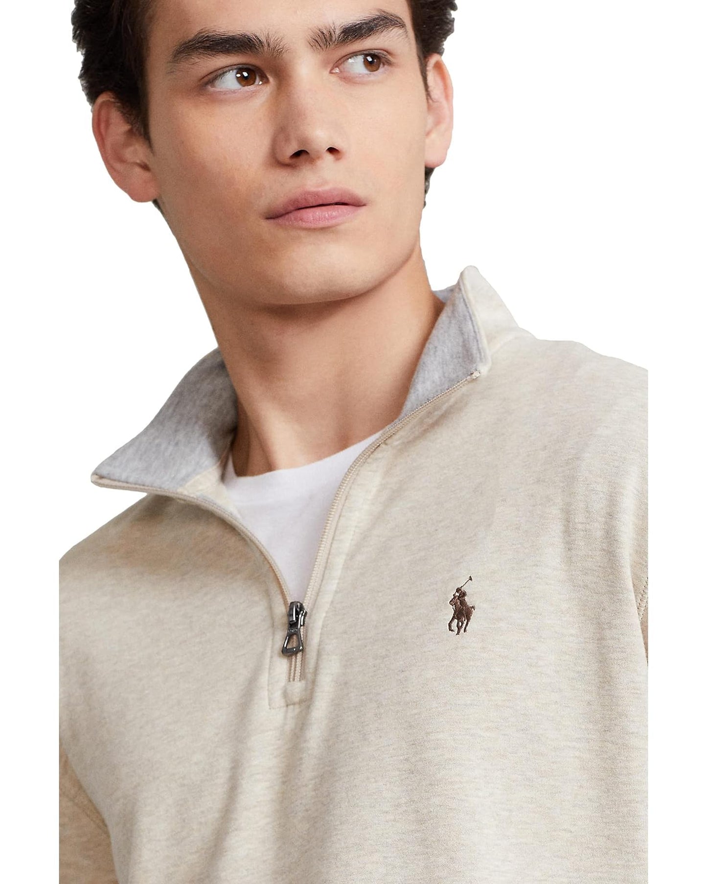 Polo Ralph Lauren Men's Big & Tall Jersey Quarter-Zip Pullover 2XB