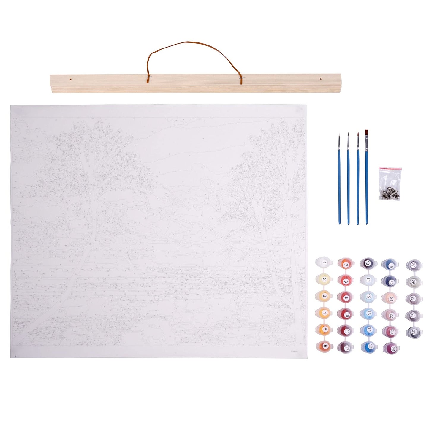Artist's Loft Beach Sunset with Palm Trees Paint-by-Number Kit Necessities™