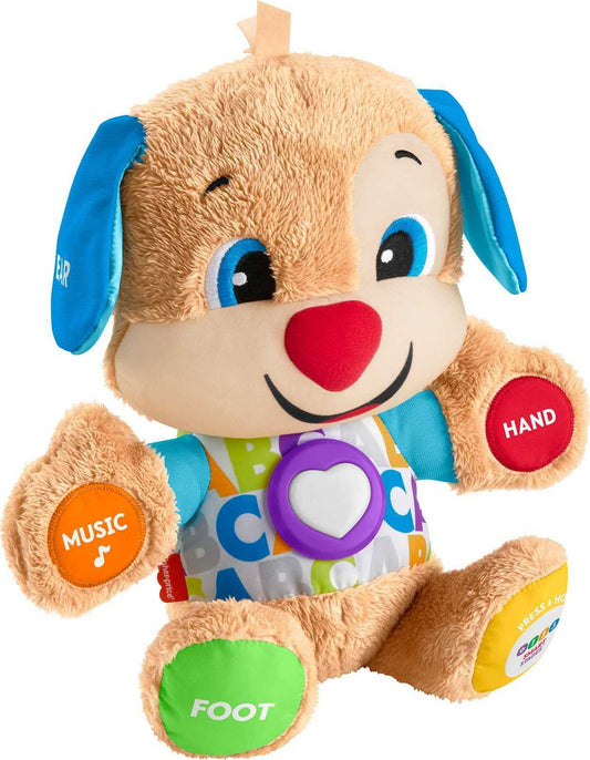 Fisher-Price Plush Baby Toy with Lights Music and Smart Stages Learning Content