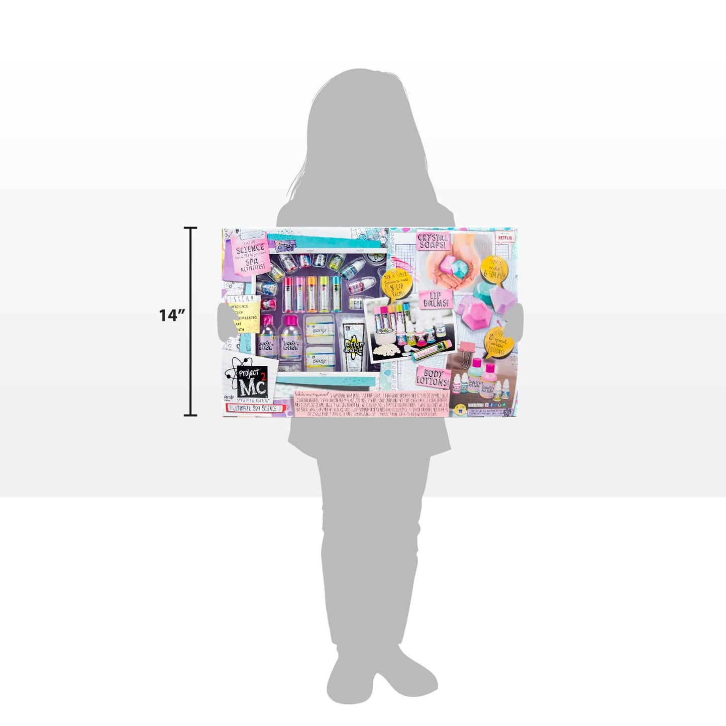 Project MC2 Ultimate Spa Studio Stem Science Cosmetic Kit by Horizon Group USA, Make Your Own Crystal Soaps