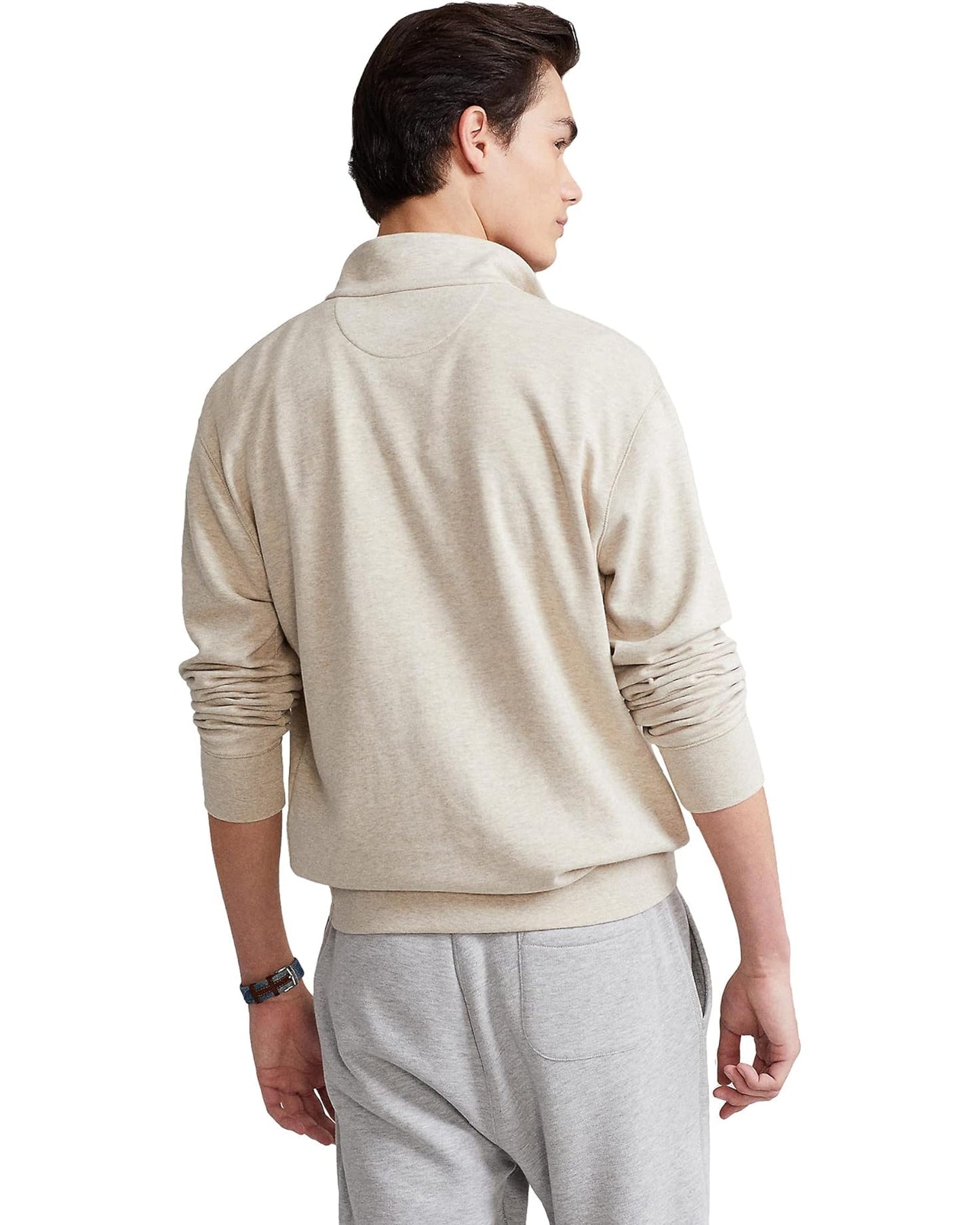 Polo Ralph Lauren Men's Big & Tall Jersey Quarter-Zip Pullover 2XB