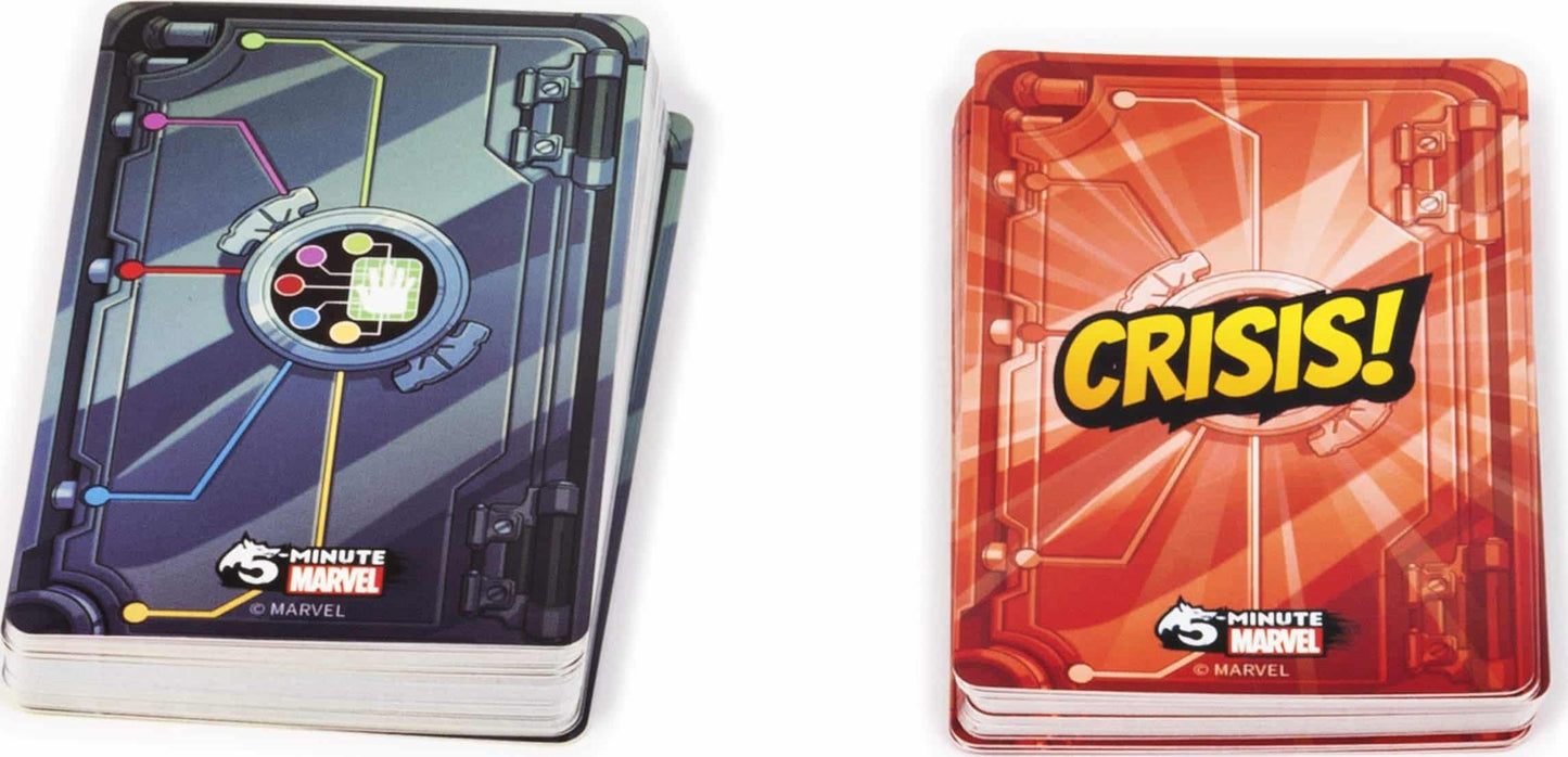 Spin Master Games 5-Minute Marvel, Fast-Paced Cooperative Card Game for Marvel Fans and Kids Aged 8 and Up