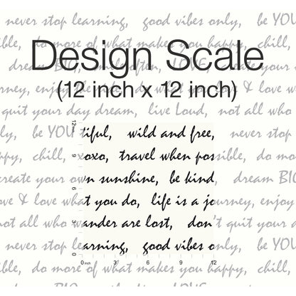 RoomMates Black Dream Big Script Peel and Stick Wallpaper 20.5" x 16.5 feet