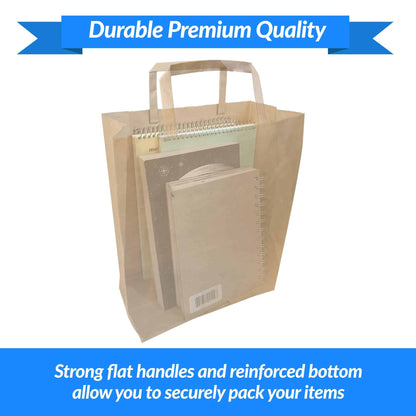Reli. 110 Pack | 10"x5"x13" | Brown Paper Bags w/Handles | Ideal for Gift Bags, Shopping Bags, Retail