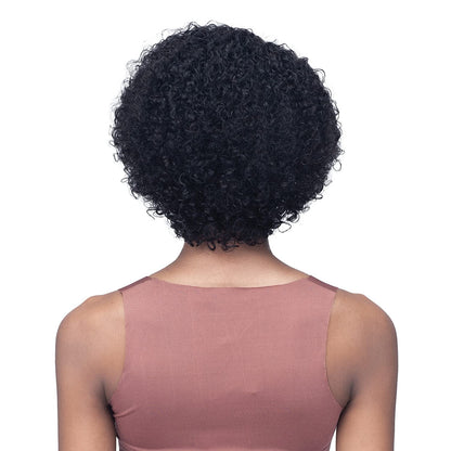 Bobbi Boss Unprocessed Human Hair Wig MediFresh Wet N Wavy MH1305 Janea (NATURAL BR)