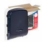Marathon Combo Folded Towel Dispenser Color Smoke, Holds C-Fold, S-Fold, and M-Fold