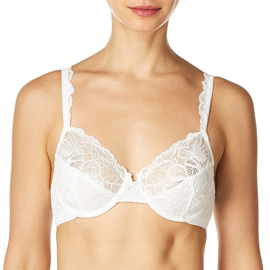 Bali womens Lace Desire Non-foam Underwire bra, White, 38C US