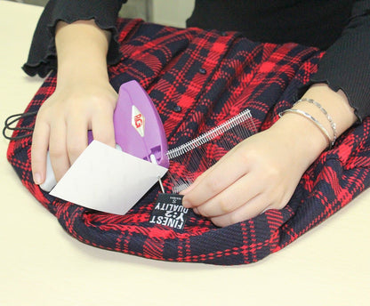 PAG Standard Tagging Gun Price Tag Attacher Gun for Clothing with 5 Needles and 2000 2inch Barbs Fasteners, Purple