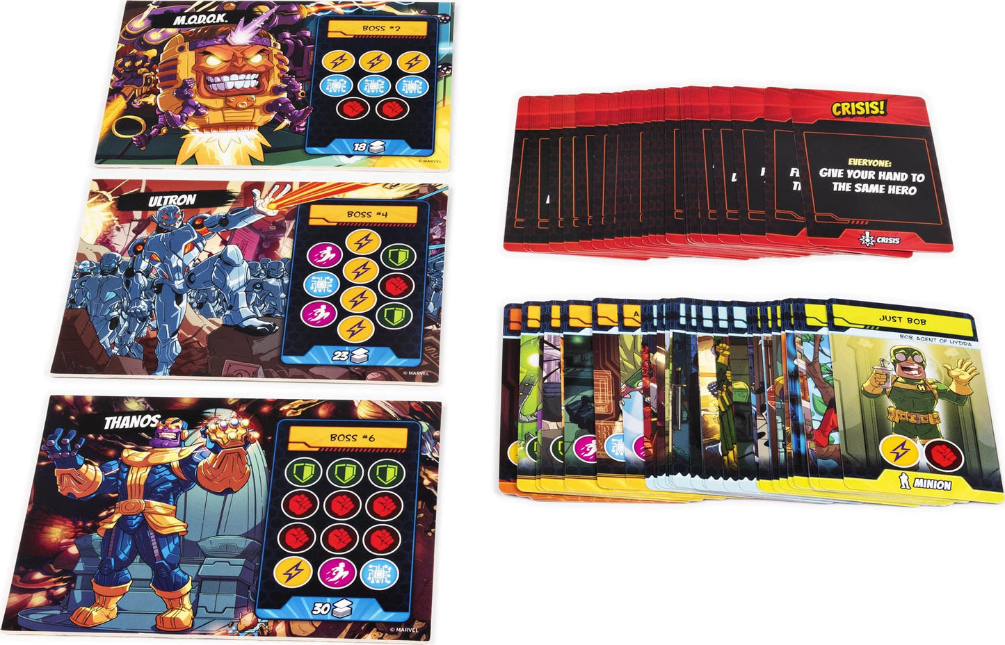 Spin Master Games 5-Minute Marvel, Fast-Paced Cooperative Card Game for Marvel Fans and Kids Aged 8 and Up