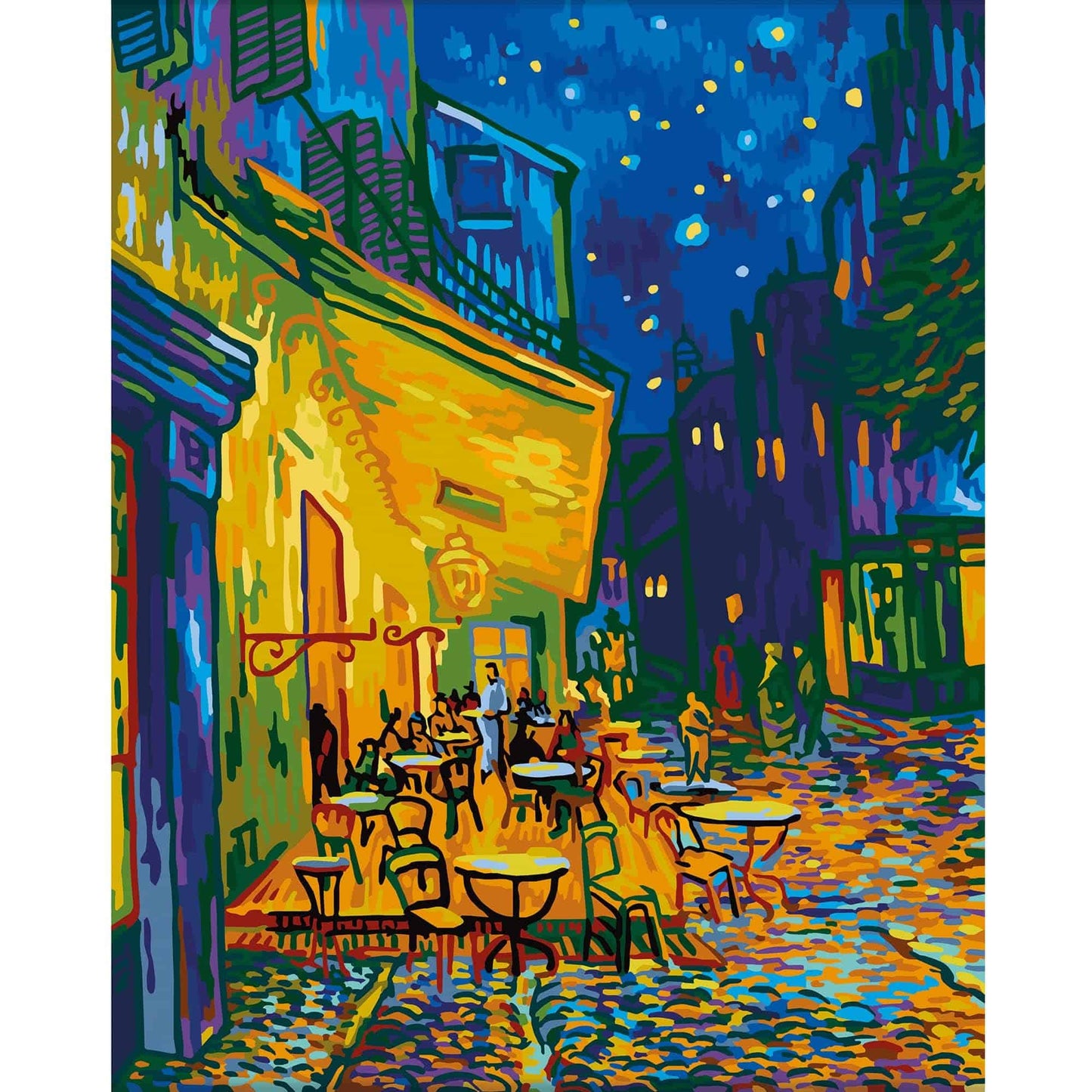Artist's Loft Terrace at Night Paint-by-Number Kit Necessities™