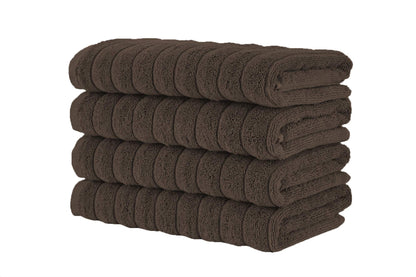 Classic Turkish Towels CTT Turkish Bath Towels Set of 2 (27"x54") (Chcocolate)