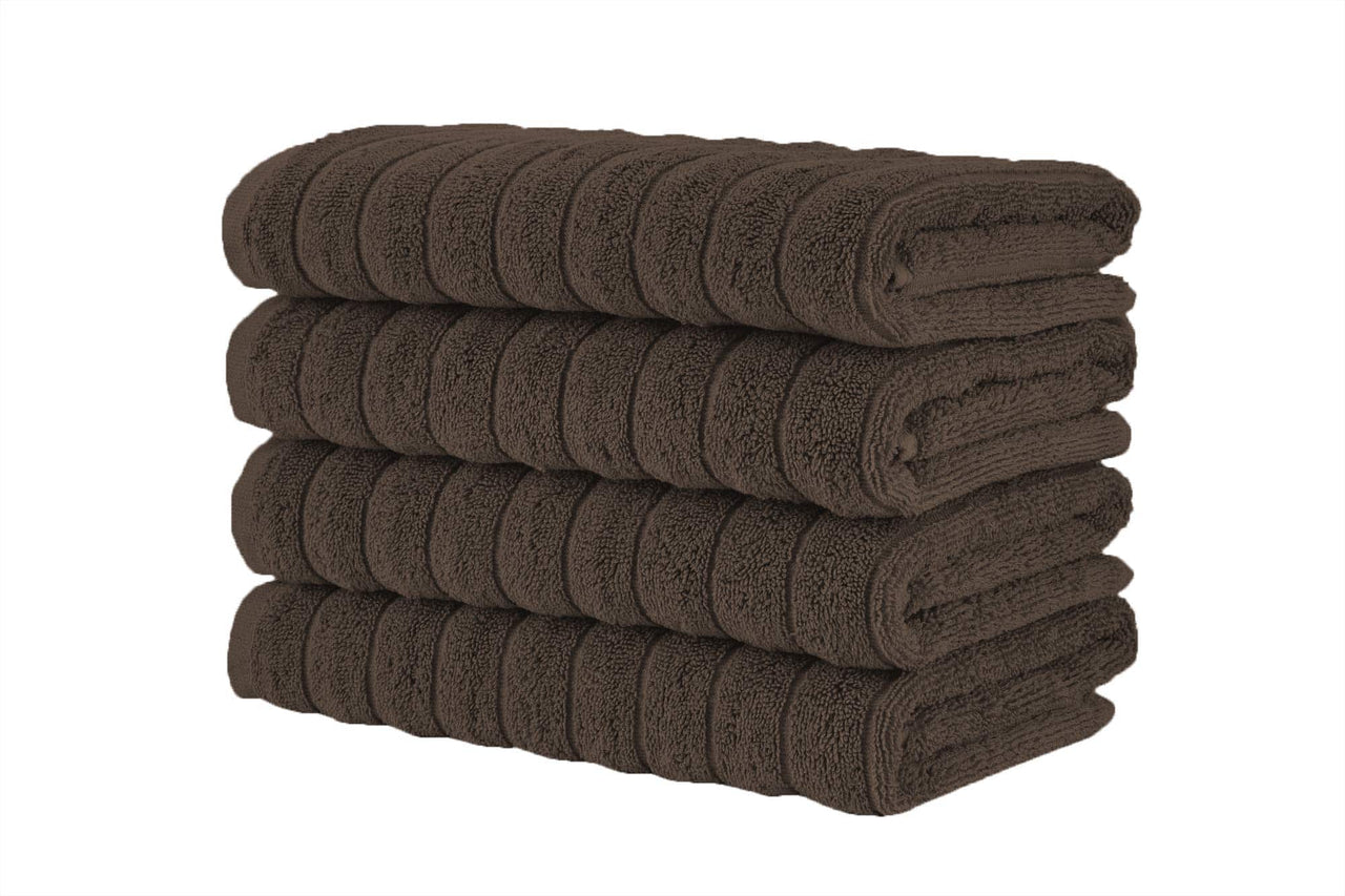 Classic Turkish Towels CTT Turkish Bath Towels Set of 2 (27"x54") (Chcocolate)