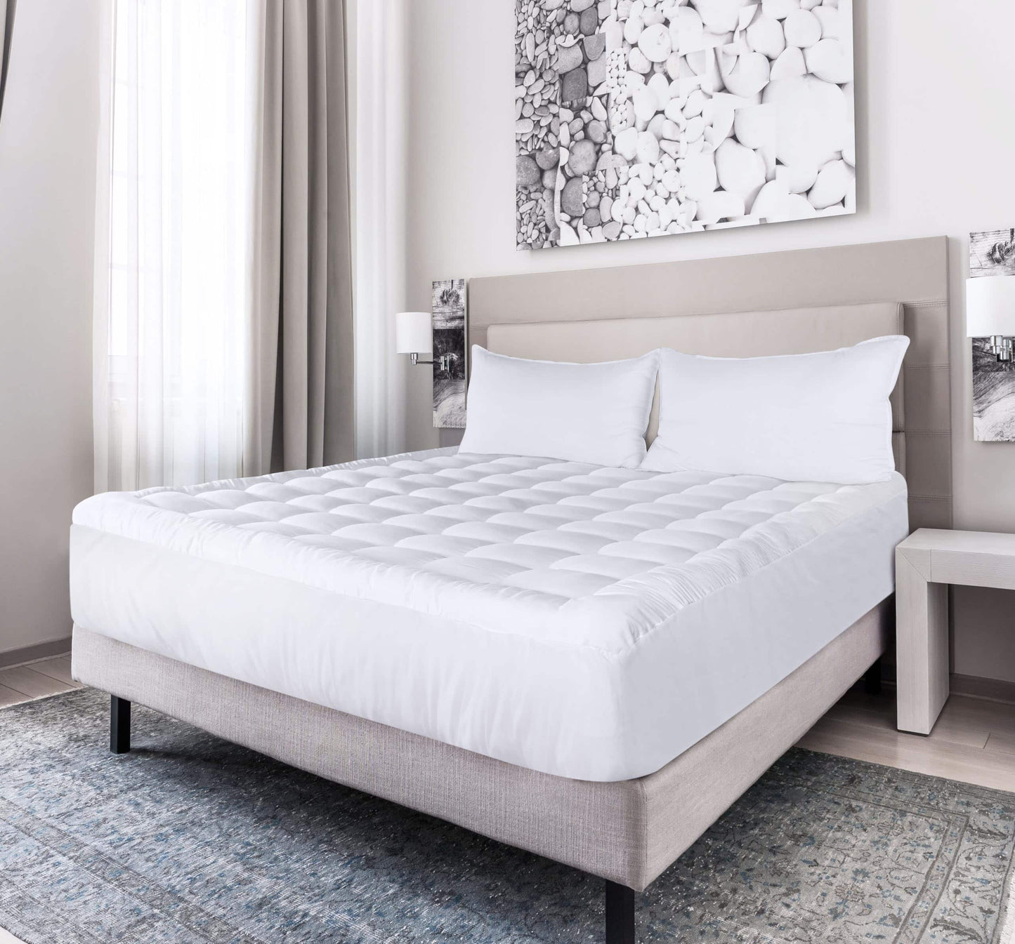 Utopia Bedding Twin XL Mattress Pad (39x80 Inches, White)