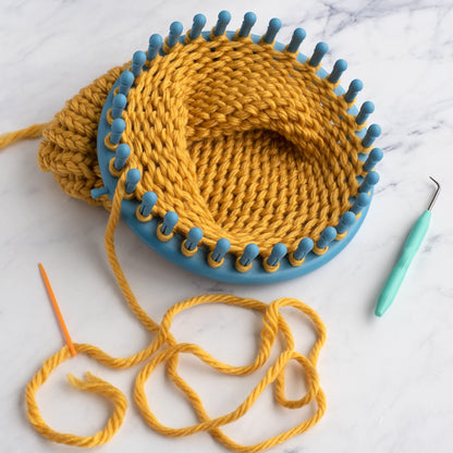 Boye Round Knitting Loom Set, 7pc, 5.5", 7.5", 9.5", and 11.5" D