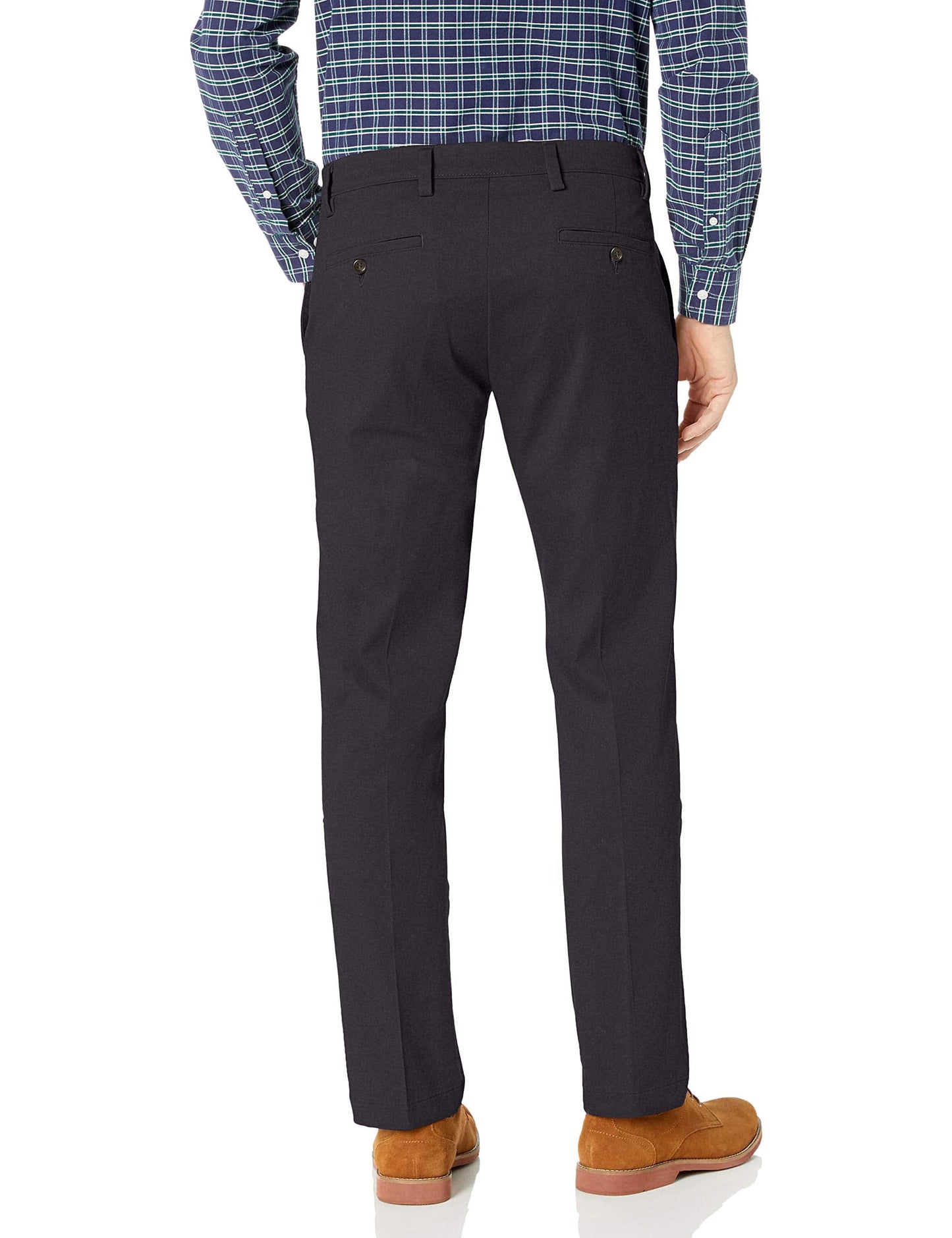 Dockers Men's Straight Fit Easy Khaki Pants D2, Dockers Navy (Stretch), 34 30