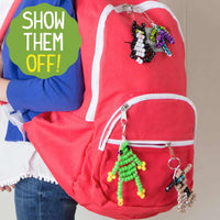 Create Your Own Bead Pets by Horizon Group USA, Includes over 600 Pony Beads, 6 Key Rings, Storage Box & Much More