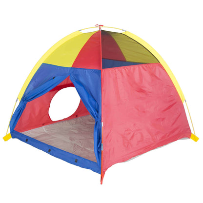 Pacific Play Tents Kids Hide-Me Dome Tent and Crawl Tunnel Combo for Indoor/Outdoor Play