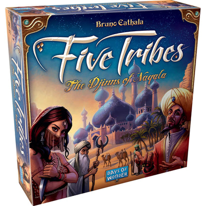 Five Tribes Board Game Conquer the Sultanate of Naqala! Worker Placement Strategy Game for Kids & Adults Ages 13+ 2-4 Players,