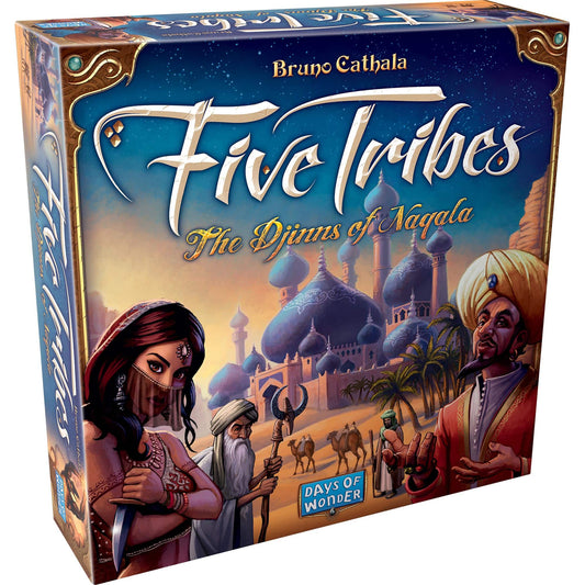 Five Tribes Board Game Conquer the Sultanate of Naqala! Worker Placement Strategy Game for Kids & Adults Ages 13+ 2-4 Players,
