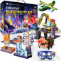 Japace Electricity Science Kits for Kids Age 8-10-12-14, 10 STEM Projects, Paper Circuits Activities, Physics Lab Experiments for Learning & Education, Christmas Birthday Gifts for 8+ Boys Girls