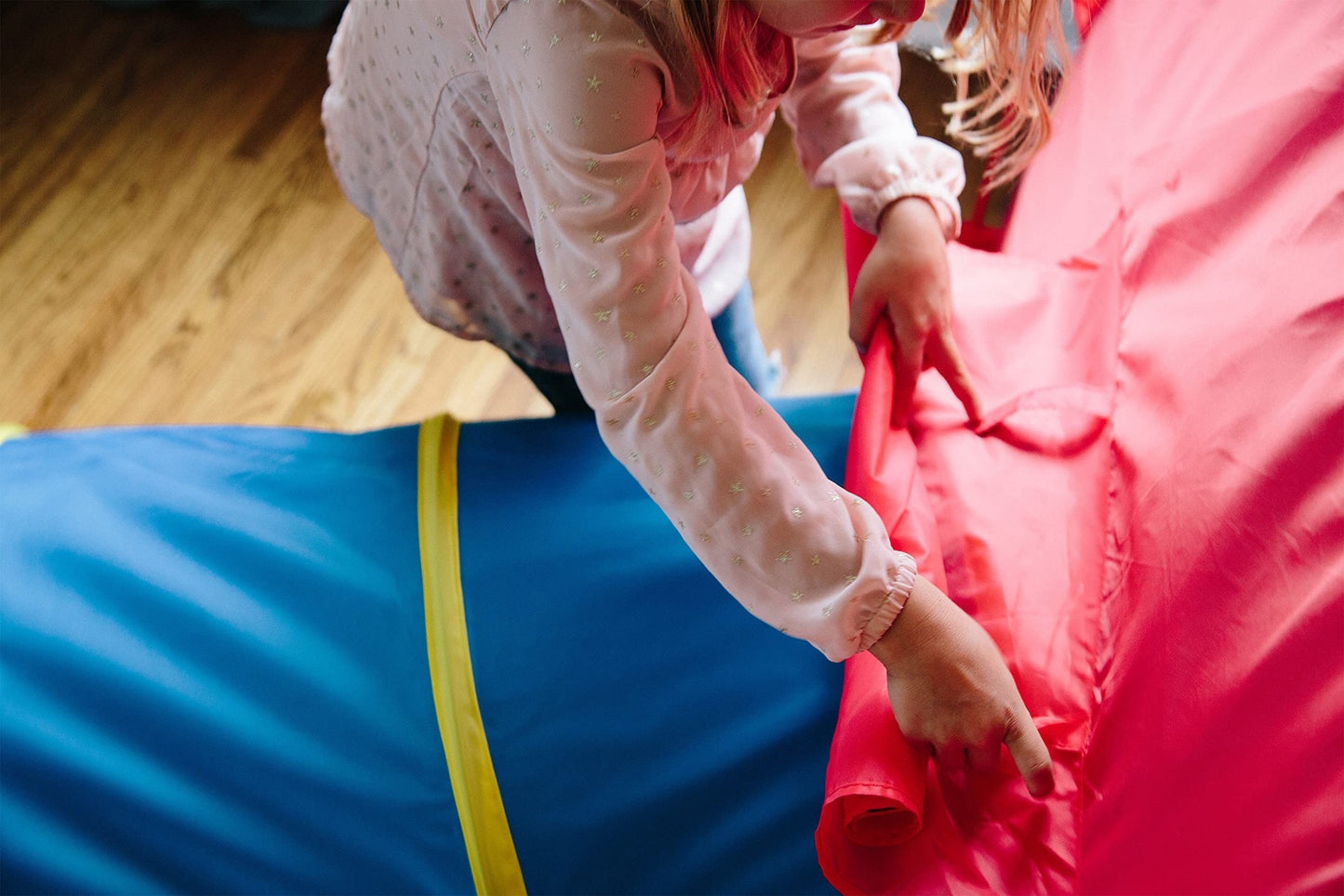 Pacific Play Tents Kids Hide-Me Dome Tent and Crawl Tunnel Combo for Indoor/Outdoor Play